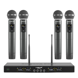 PTU-5200-4H Wireless Microphone System – Quad Wireless with Frequency Hopping | Stocked in AU