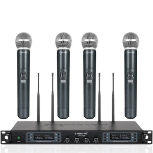 PTU-7000-4H Wireless Microphone System – Quad UHF with Auto-Scan | Stocked in AU